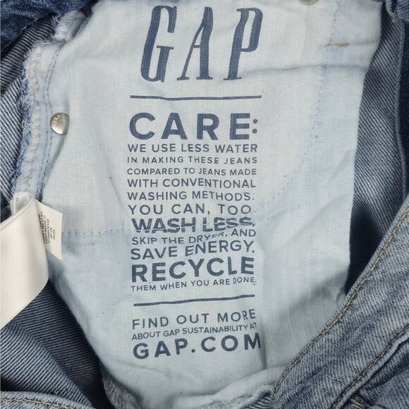 Gap Womens Size 27/4R Baggy Mid Rise Light Wash Jeans - Picture 7 of 16